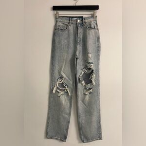 NWT Pacsun Light Wash 90s Boyfriend Blue Jeans Size 24